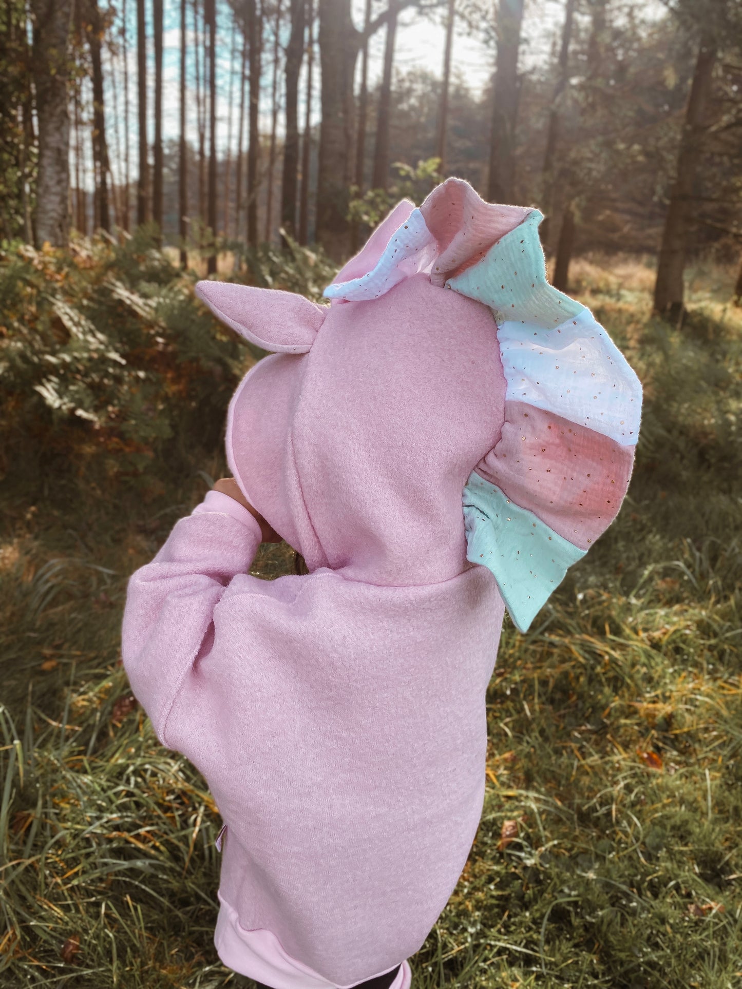 Oversized Windbreaker | Einhorn | 100% Schurwolle Schafwolle