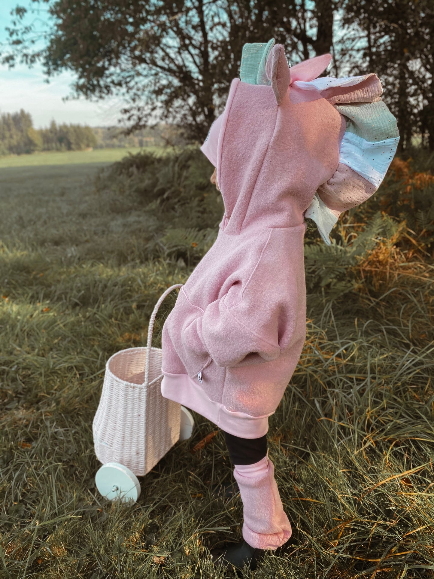 Oversized Windbreaker | Einhorn | 100% Schurwolle Schafwolle