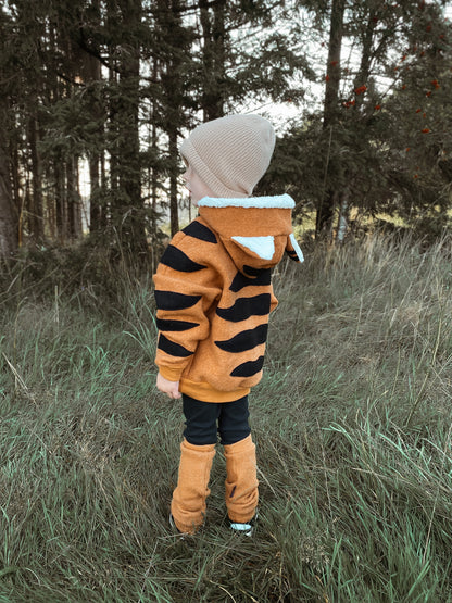 Oversized Windbreaker | Tiger  | 100% Schurwolle