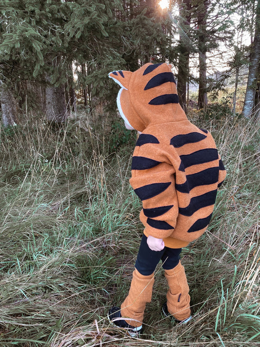 Oversized Windbreaker | Tiger  | 100% Schurwolle