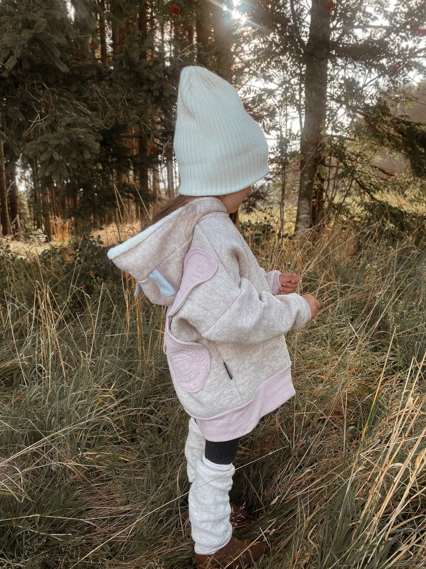 Oversized Windbreaker | Schmetterling | 100% Schurwolle
