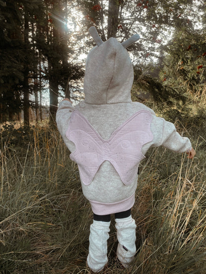 Oversized Windbreaker | Schmetterling | 100% Schurwolle