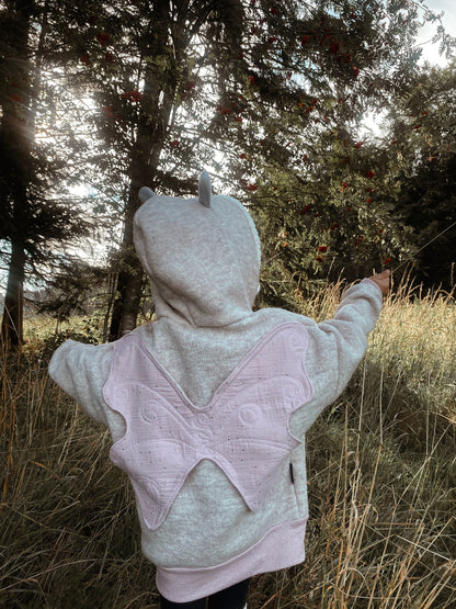 Oversized Windbreaker | Schmetterling | 100% Schurwolle