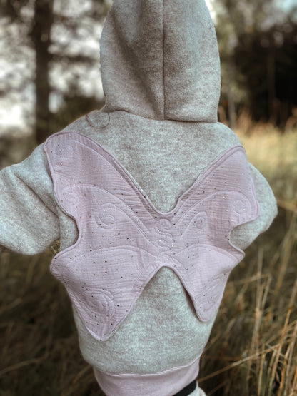 Oversized Windbreaker | Schmetterling | 100% Schurwolle