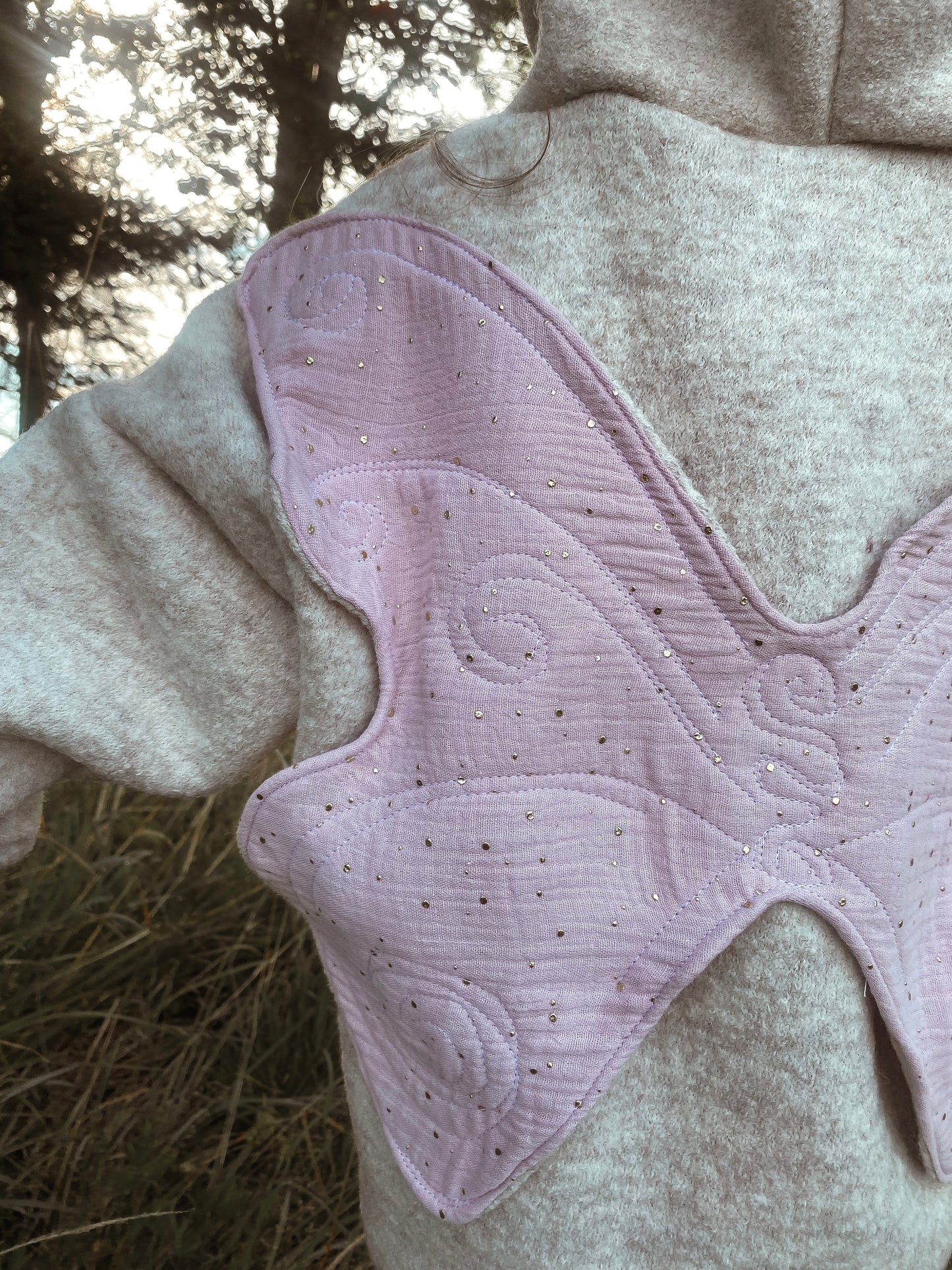 Oversized Windbreaker | Schmetterling | 100% Schurwolle