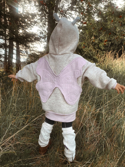 Oversized Windbreaker | Schmetterling | 100% Schurwolle