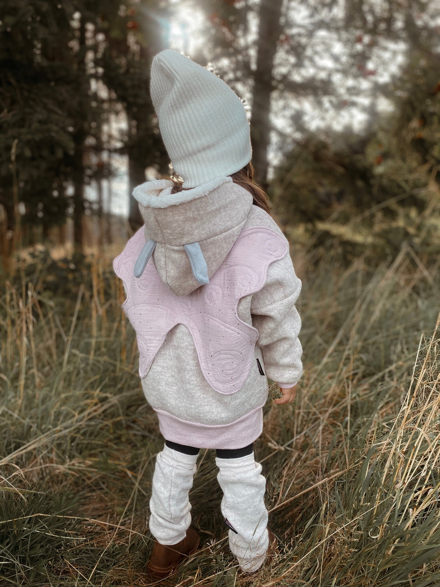 Oversized Windbreaker | Schmetterling | 100% Schurwolle