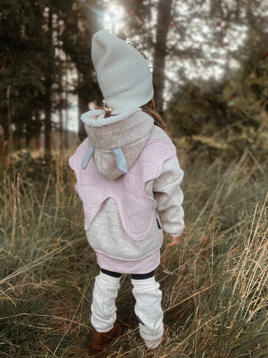 Oversized Windbreaker | Schmetterling | 100% Schurwolle