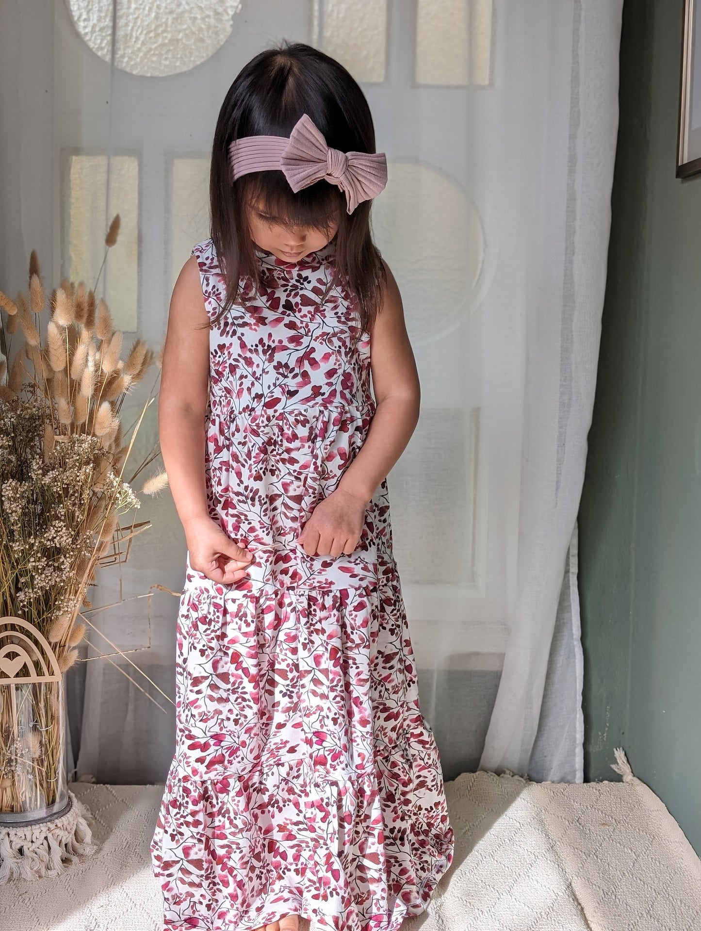 Kleid mit Schleife | Maxikleid | Midikleid