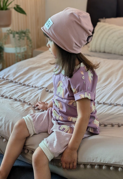 Oversized Shirt | Einhorn | Glitzer