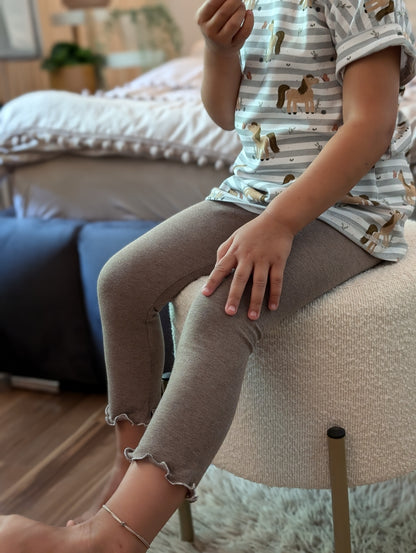 Dein Design | Skinny Fit mit Rollsaum | Basic | Melierte Farben