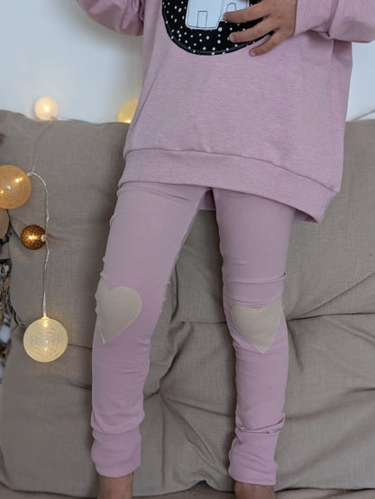 Dein Design | Skinny Fit | Knie Patch Herz | Alle Farben | Sommer & Winter