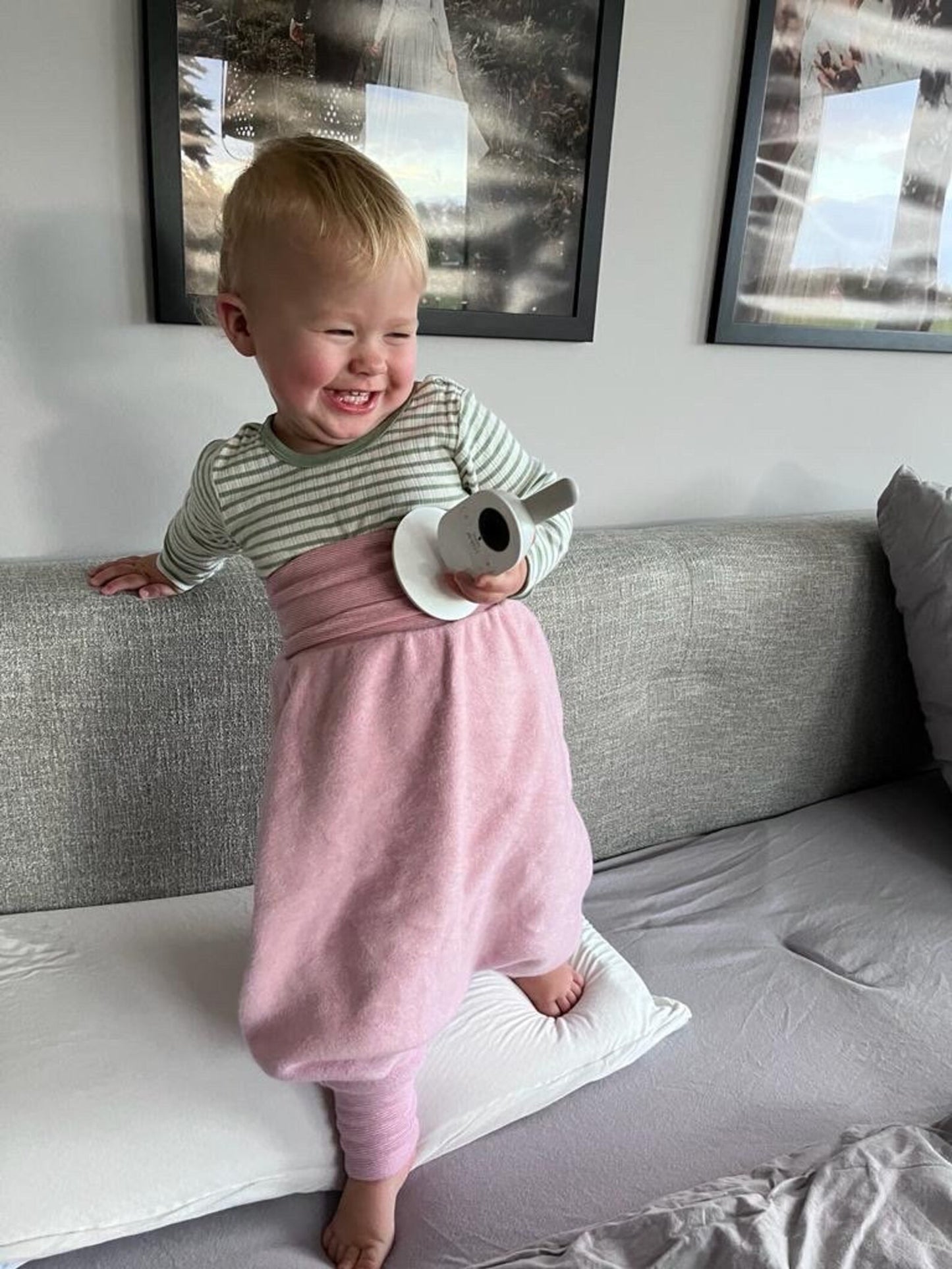 Dein Design | Winter Schlafsack mit Beinen | TOG 2,5 | Fleece 100% Baumwolle