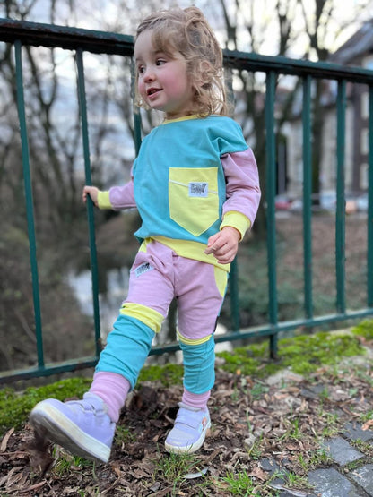 Regular Fit Jogger | Color Blocking | Happy