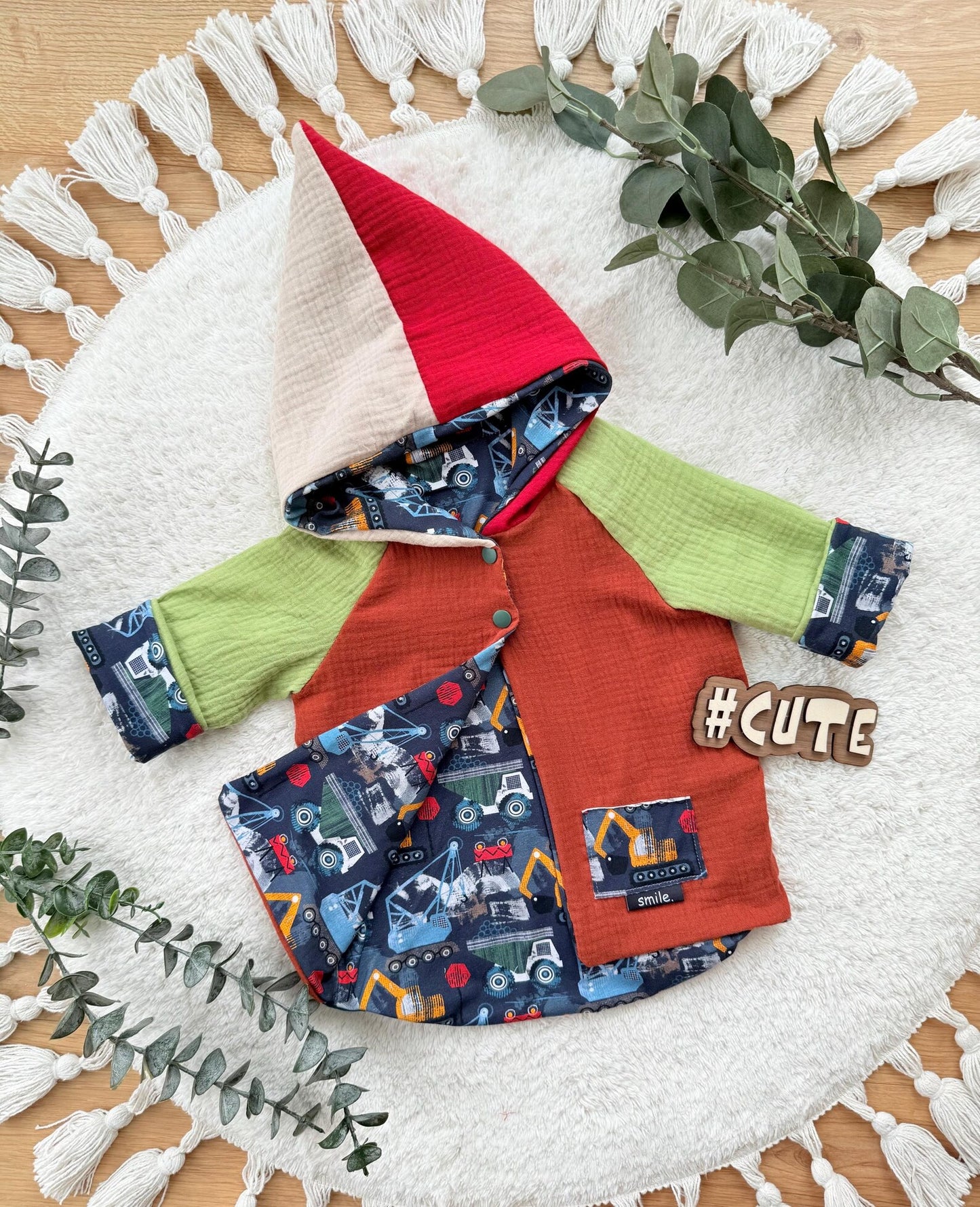 SURPRISE | RECYCLING | Musselinjacke | Babyjacke
