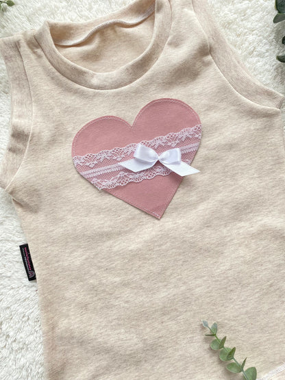 Tanktop | Herz mit Spitze